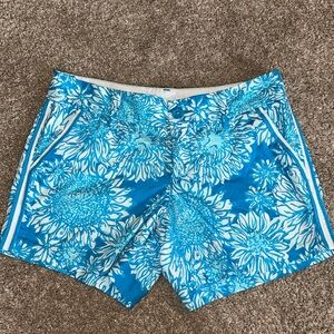 Lilly Pulitzer Blue Lion in the Sun Callahan Shorts Size 4